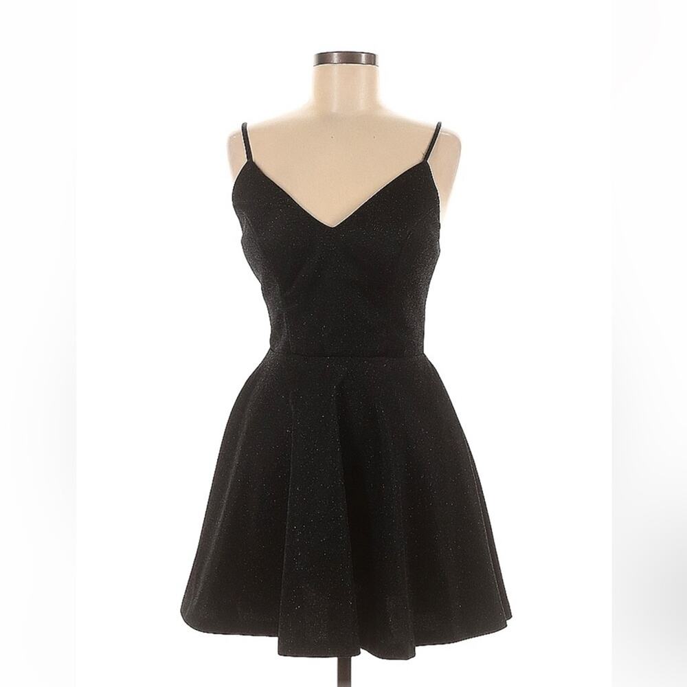 VNAIX fit and flare lace up back little black‎ cocktail party dress, 8